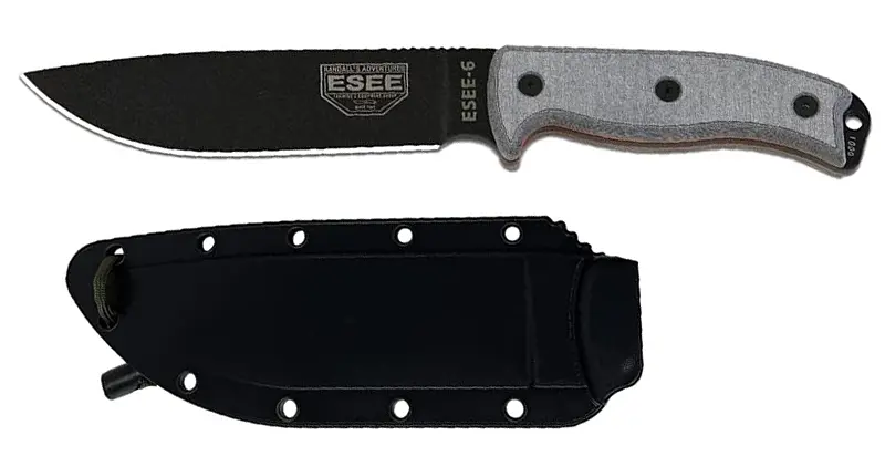 ESEE Knives 6P-B Plain Edge