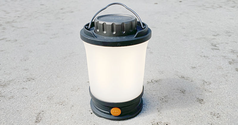 Fenix CL30R USB Rechargeable Camping Lantern Sitting on the ground