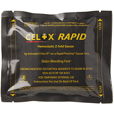 Celox Rapid Z-Folded Gauze