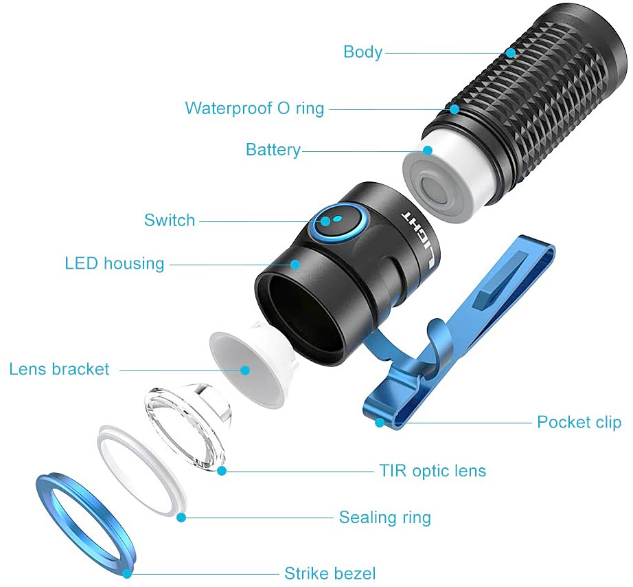 Olight Baton Warrior Mini 2 expanded view