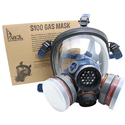 PD-100/101 Full Face Respirator + Filters