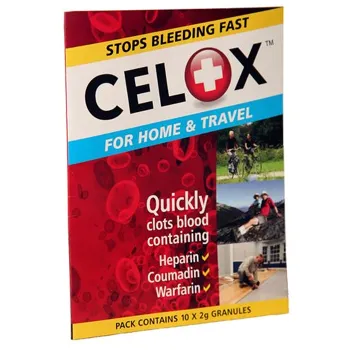 CELOX First Aid Temporary Wound Treatment 2g, 10-Pack